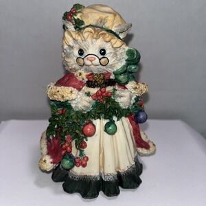 Vintage The Thickets at Sweetbriar Mrs. Claws CAT‎ Christmas Is A Time for LOVE
